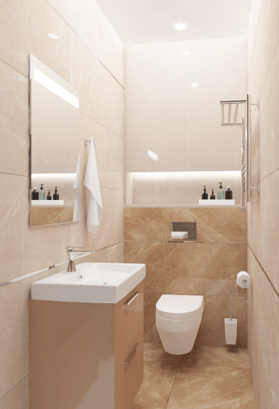 Квартира для молодой семьи с двумя дочками.