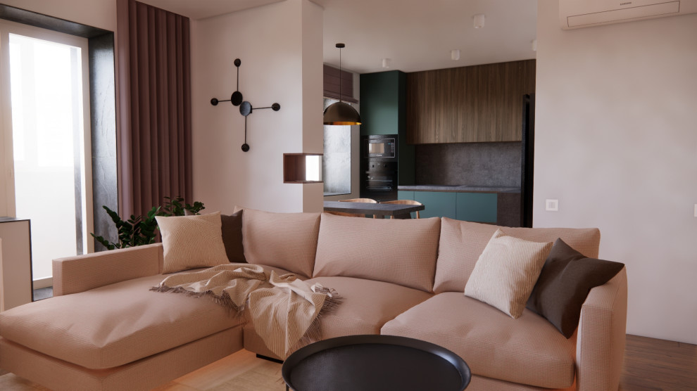 Минимализм в трёхкомнатной квартире