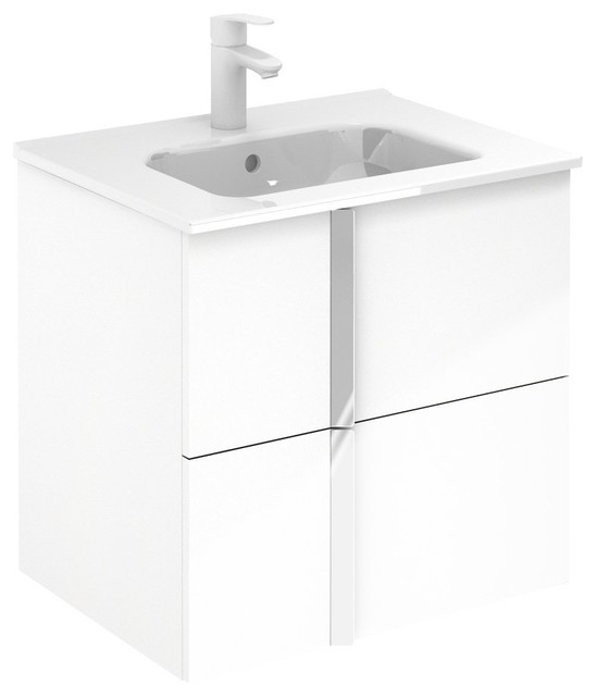Onix Modern Wall Mounted Bathroom Vanity 24 White 2 Drawer With Basin Contemporary Vanities And Sink Consoles By Bath4life Houzz - Wall Mounted Bathroom Sink With Drawers Onix Modern Wall Mounted Bathroom Vanity 24 White 2 Drawer With Basin Contemporary Vanities And Sink Consoles By Bath4life Houzz - Wall Mounted Bathroom Sink With Drawers