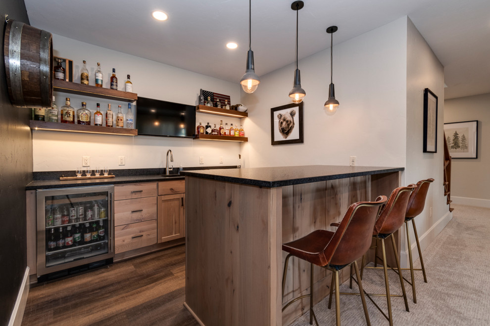 Basement - transitional basement idea
