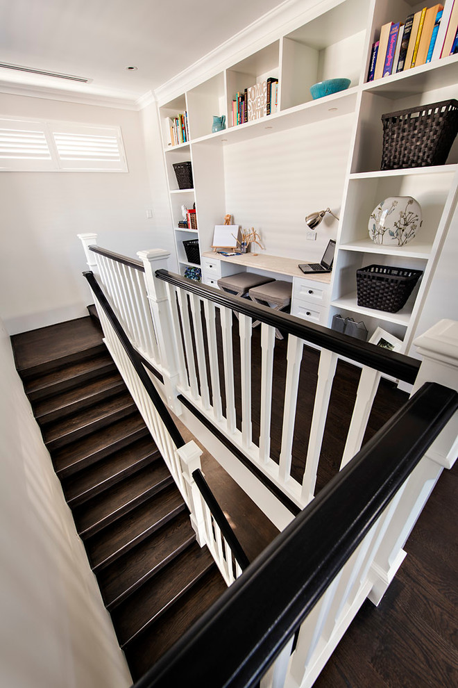 Design ideas for a transitional staircase in Perth.