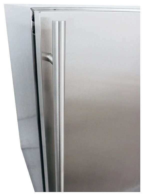 Outdoor Rated Refrigerator, BuiltIn, Locking Door, 5.01 Cubic Feet Contemporary Outdoor