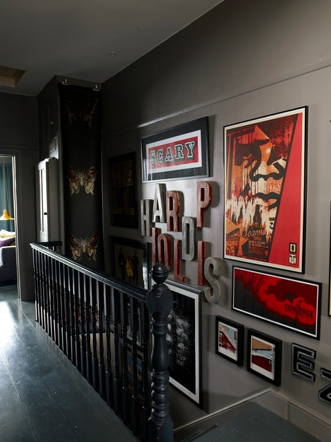 Abigail Ahern interiors eclectic-staircase