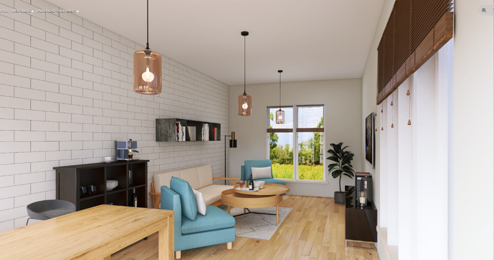 Расстановка мебели в летней кухне