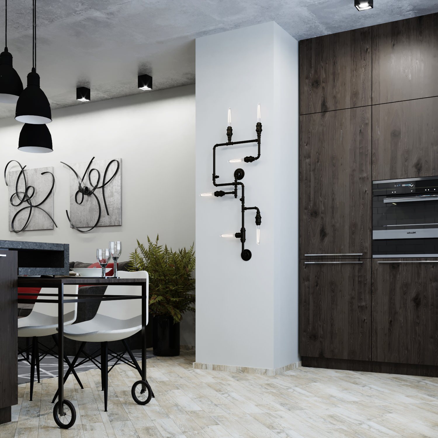 Дизайн проект в ЖК "Три богатыря" г. Тюмень