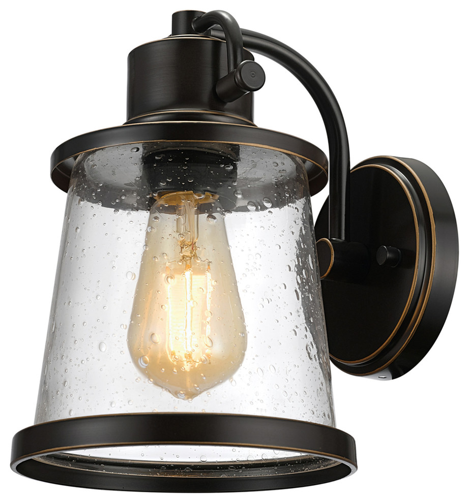 Charlie 1Light Oil Rubbed Bronze LED Outdoor Wall Mount Sconce