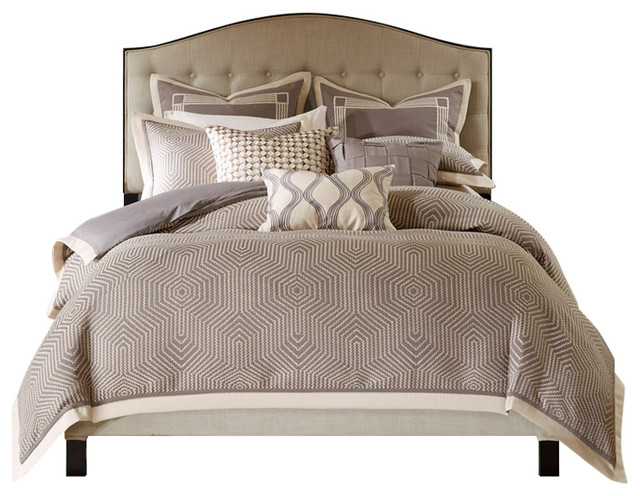 Madison Park Shades of Gray Comforter Set, Queen - Contemporary ...