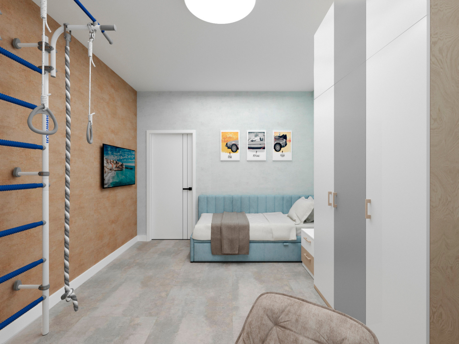 Солнечный остров. Дизайн 3-х комнатной квартиры