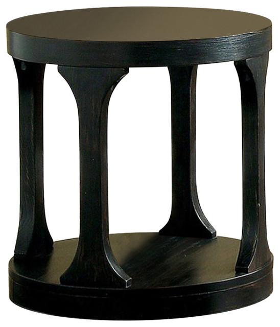 black end tables with 2 drawers size 24x24