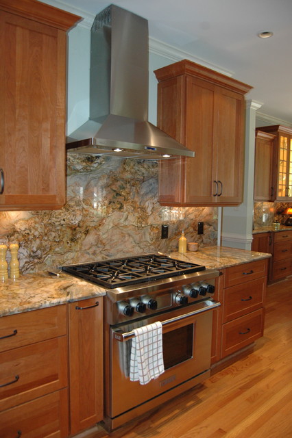 Transitional with Fusion Granite Transitional Kitchen  