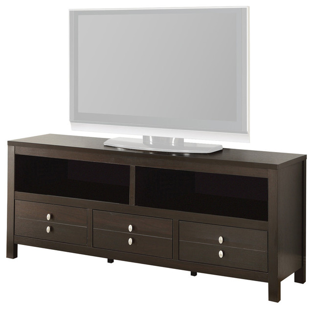Coaster 3 Drawer 60 Tv Stand In Cappuccino Entertainment