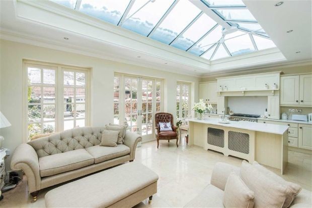 Luxury Orangery Extension Contemporary Kitchen Manchester