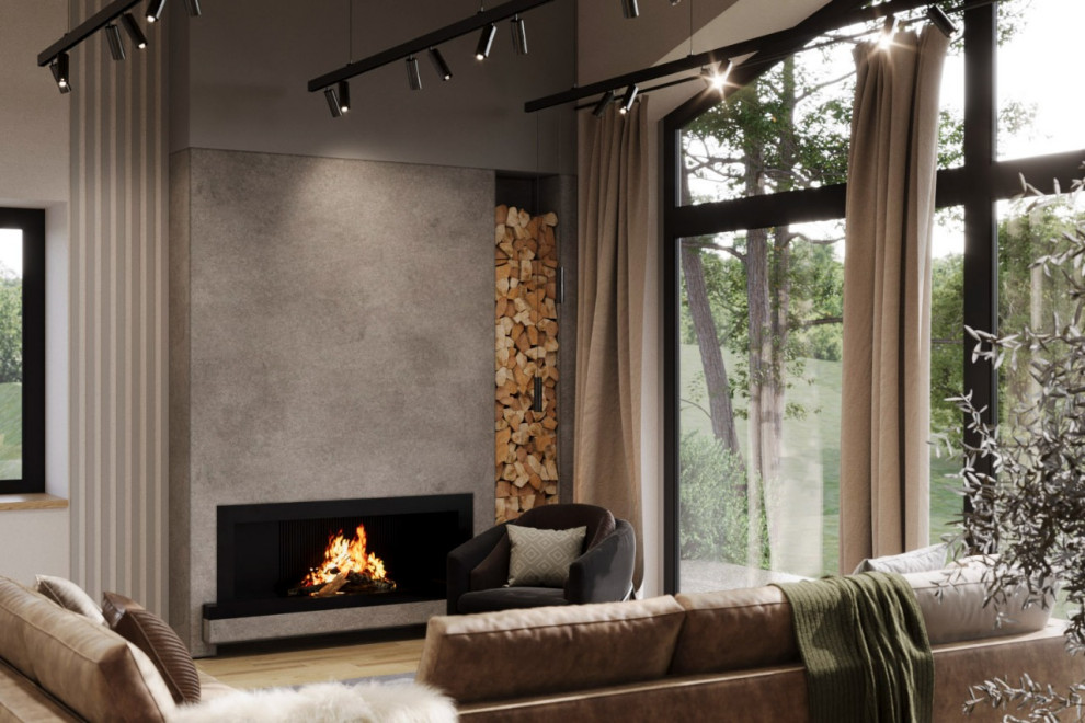 Вариант интерьера в современном стиле