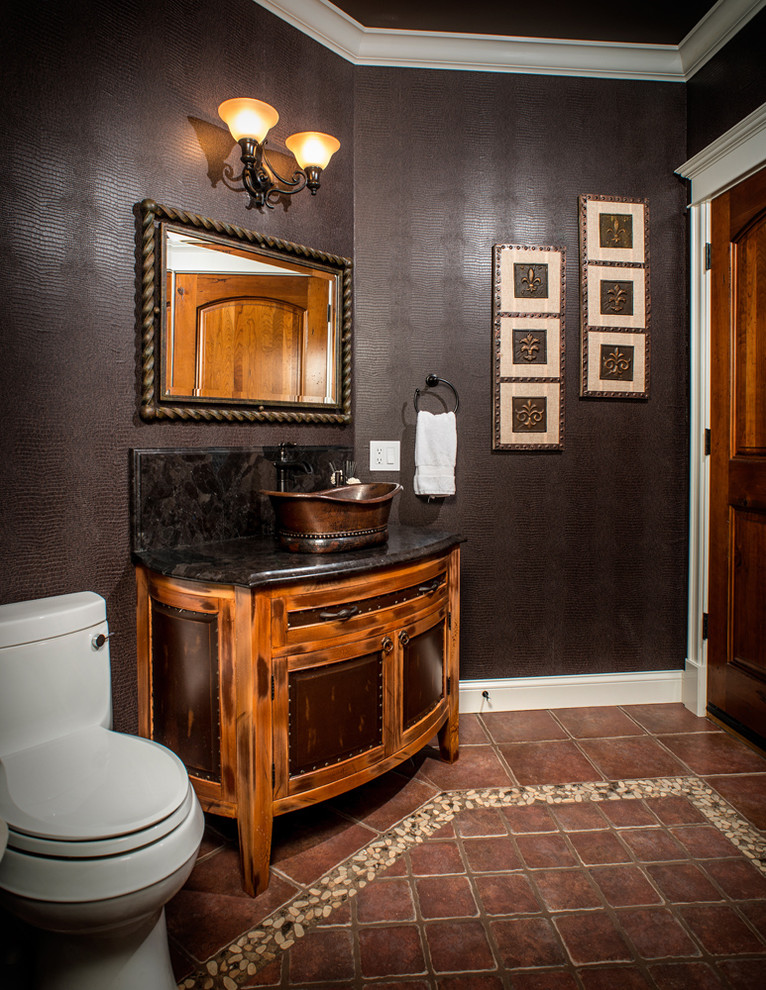 This is an example of a country bathroom in Charleston.