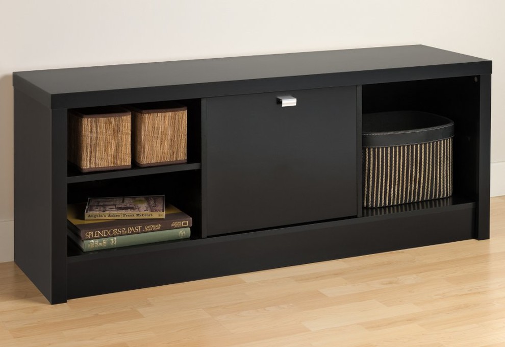 Black Series 9 Designer Cubbie Bench with Door
