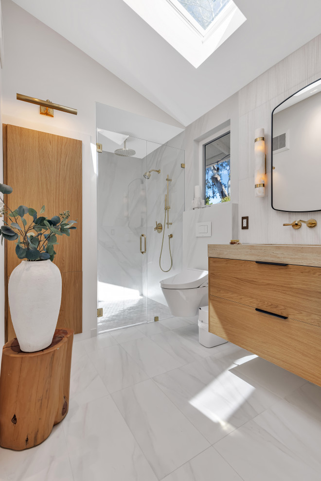 Luxe Bathroom Remodel – Menlo Park, CA - Modern - Bathroom - San ...