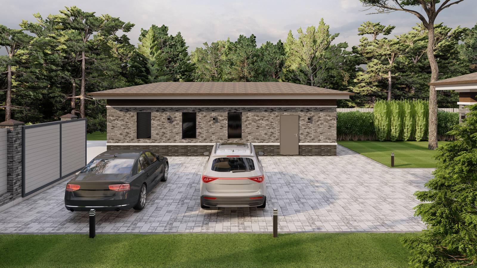 Полный цикл проектирования участка с домом