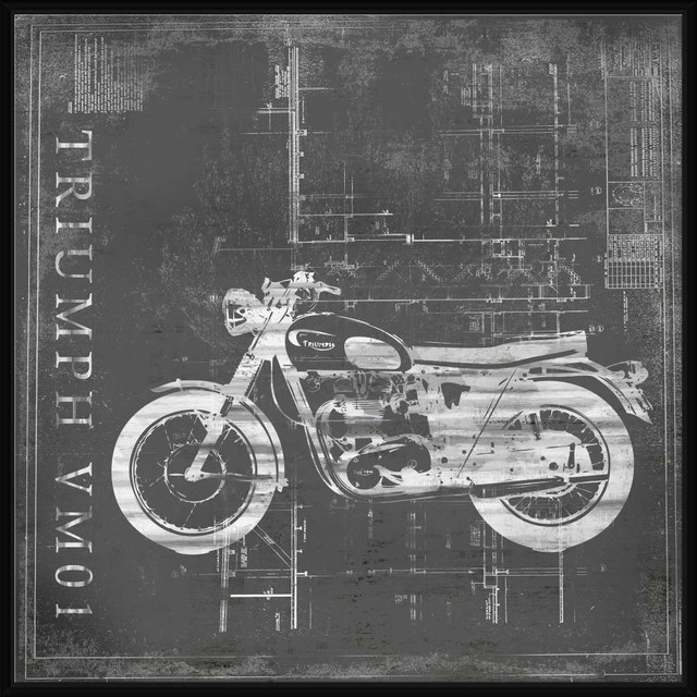Motorcycle// Indian Motorcycle-Poster//Print-Vintage Style Poster//17x22 in