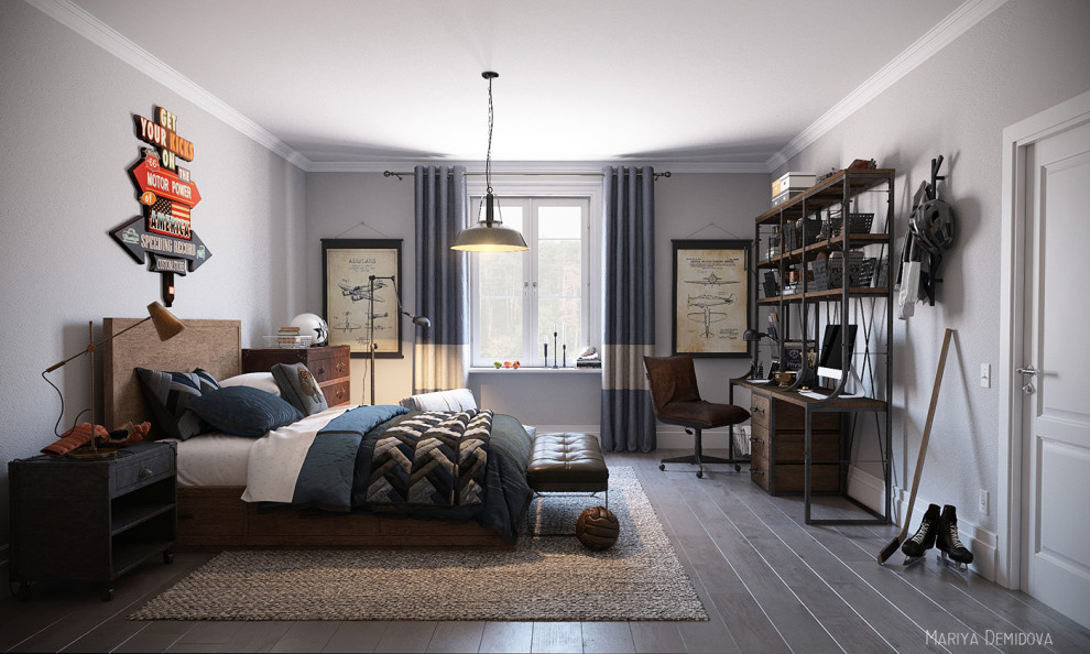 Спальня ребенка в стиле RH