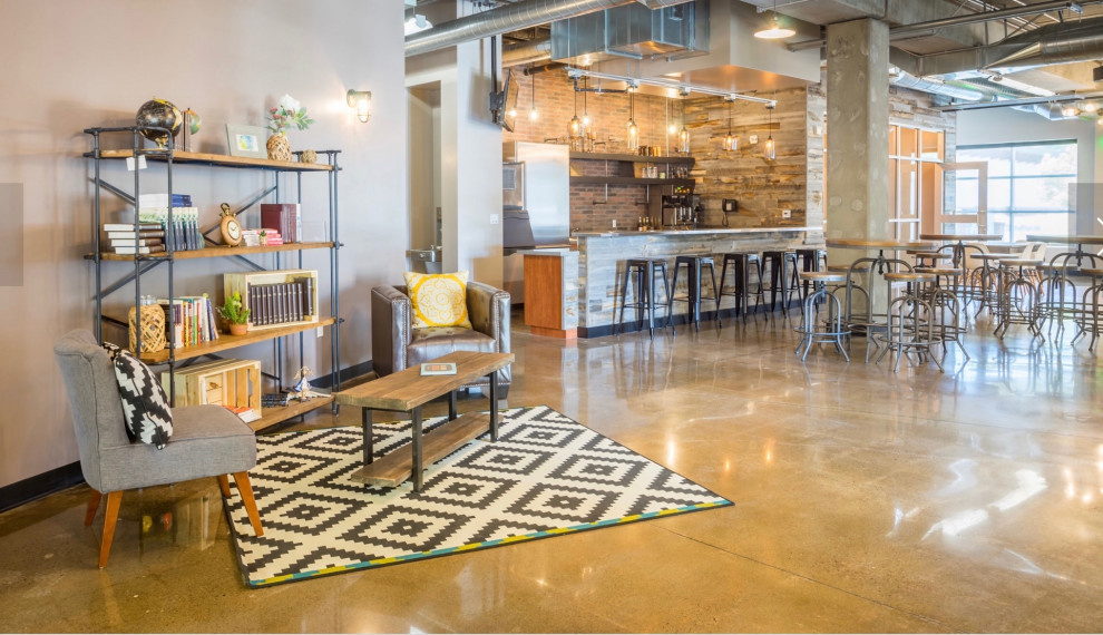 Cafe Area - Polished Concrete