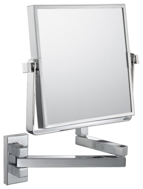 Aptations Mirror Image 7 7/8   Double Arm Magnified Makeup in Brushed Nickel