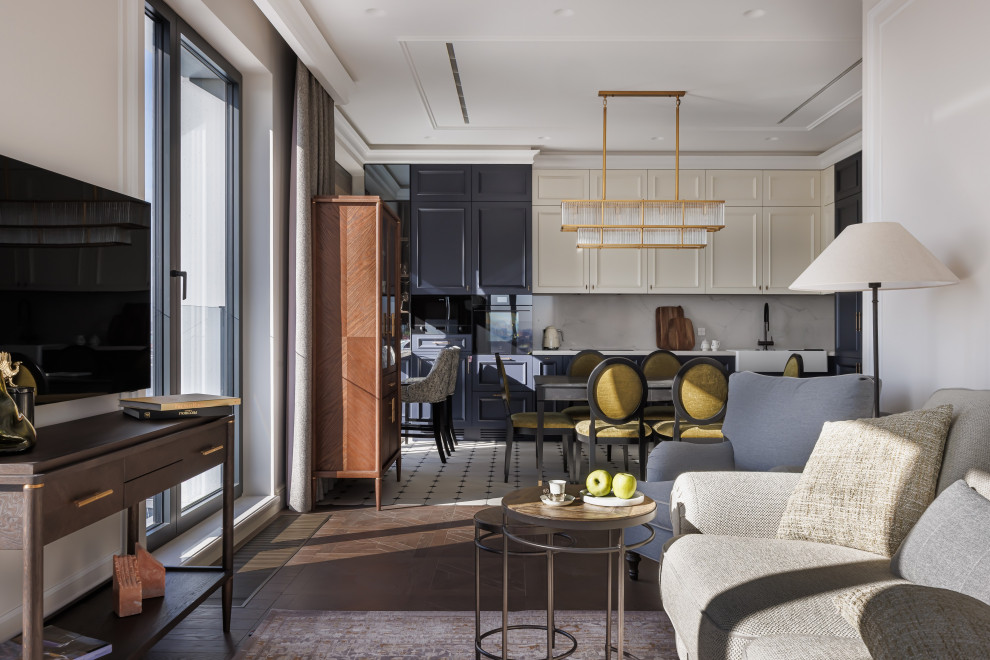 Дизайн и ремонт квартиры ЖК Диалог - Американская классика