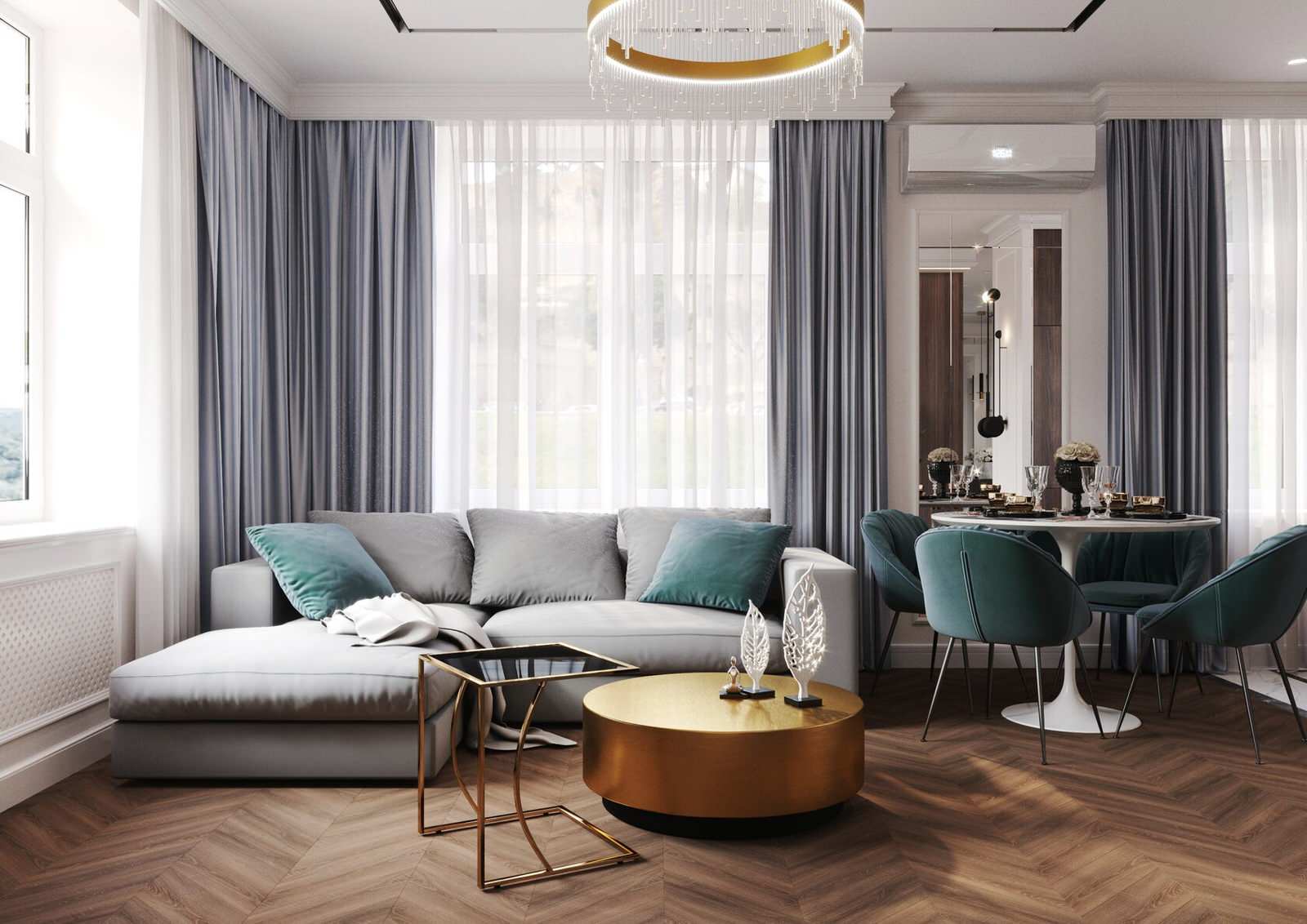 двушка в современной классике