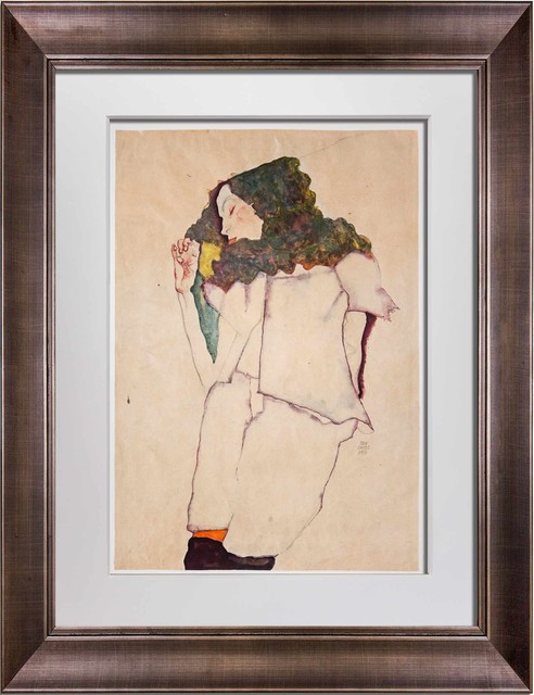 Egon Schiele Limited Edition Lithograph, 1911 Sleeping Girl, Signed - Contemporary - Fine Art ...