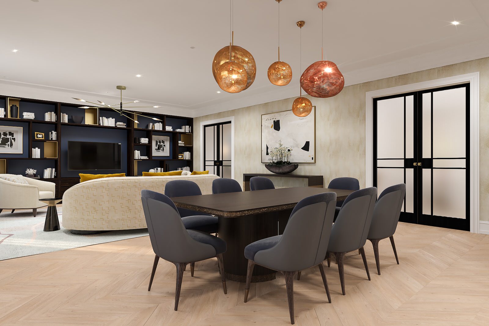 Концепция квартиры в Хамовниках/ Apartment, Moscow