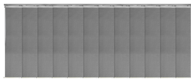 Argentine 12-Panel Track Extendable Vertical Blinds 140-260"W