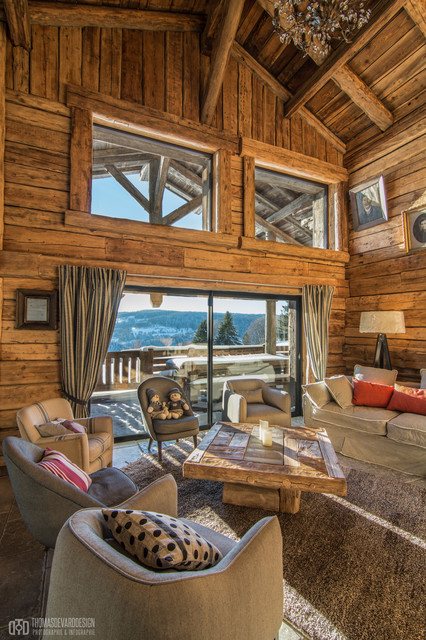 Int&eacute;rieur rustikal-wohnbereich