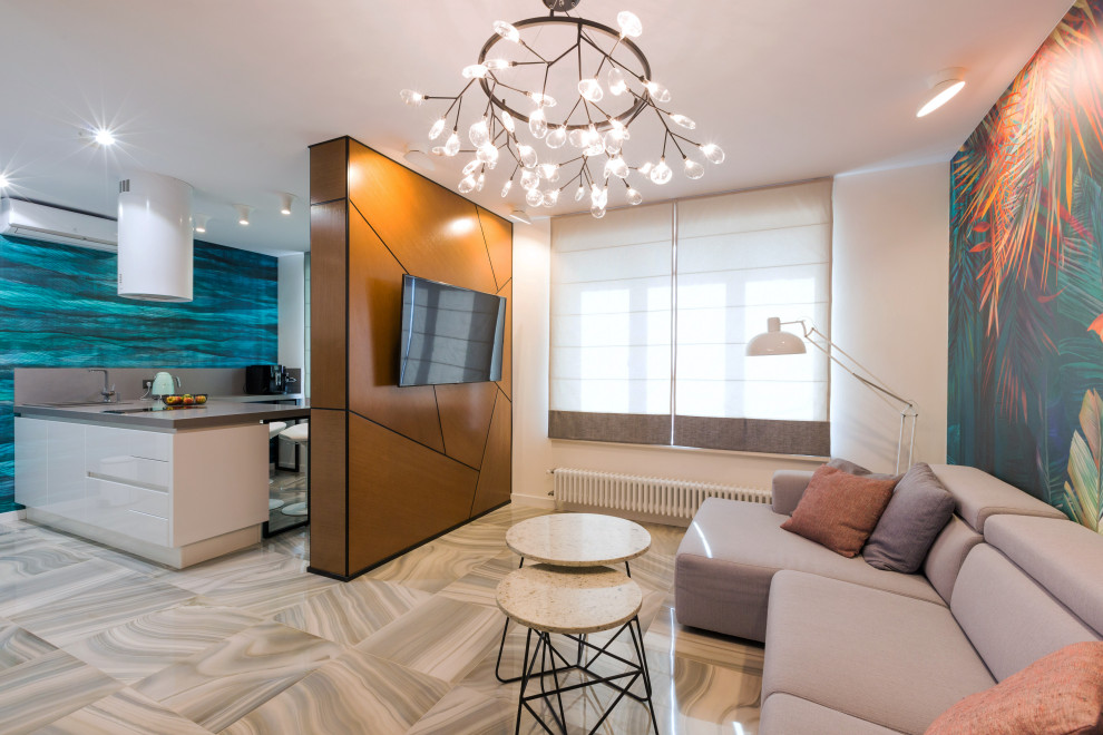 Квартира с яркими акцентами