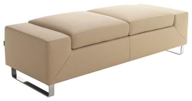 Gobeyond Oversized Backless Sofa Contemporary Upholstered Gobeyond Oversized Backless Sofa Dark Beige Two Seater