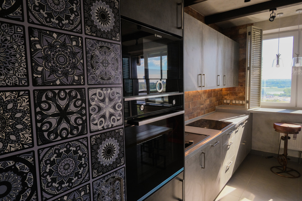 Небольшая квартира в стиле эко лофт