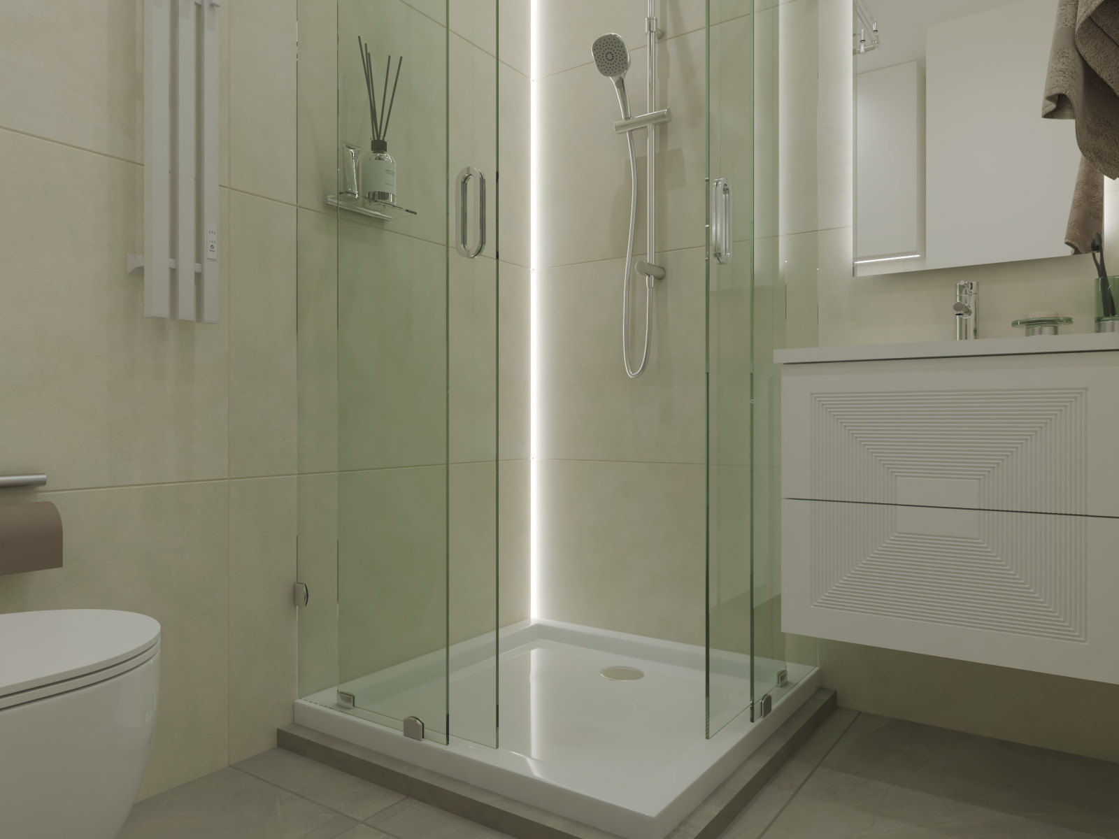 Дизайн проект ванной