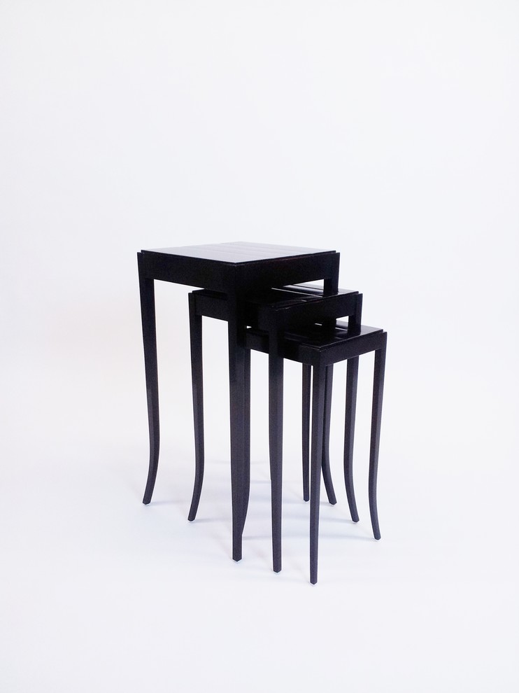 Barbara Barry Nesting Tables w/Java finish by Baker Furniture