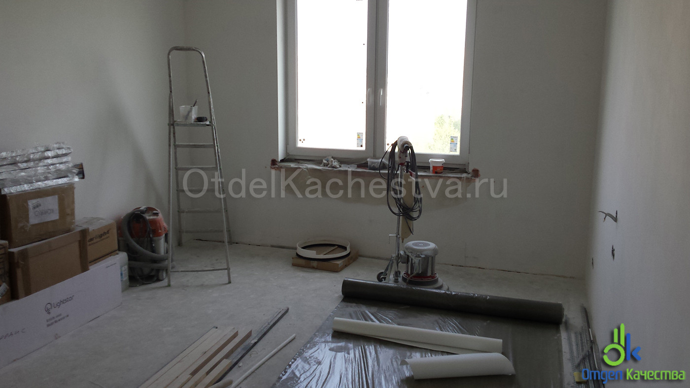 Шлифовка (корректировка) существующей стяжки пола