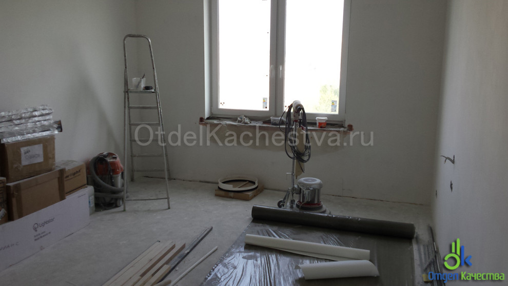 Шлифовка (корректировка) существующей стяжки пола