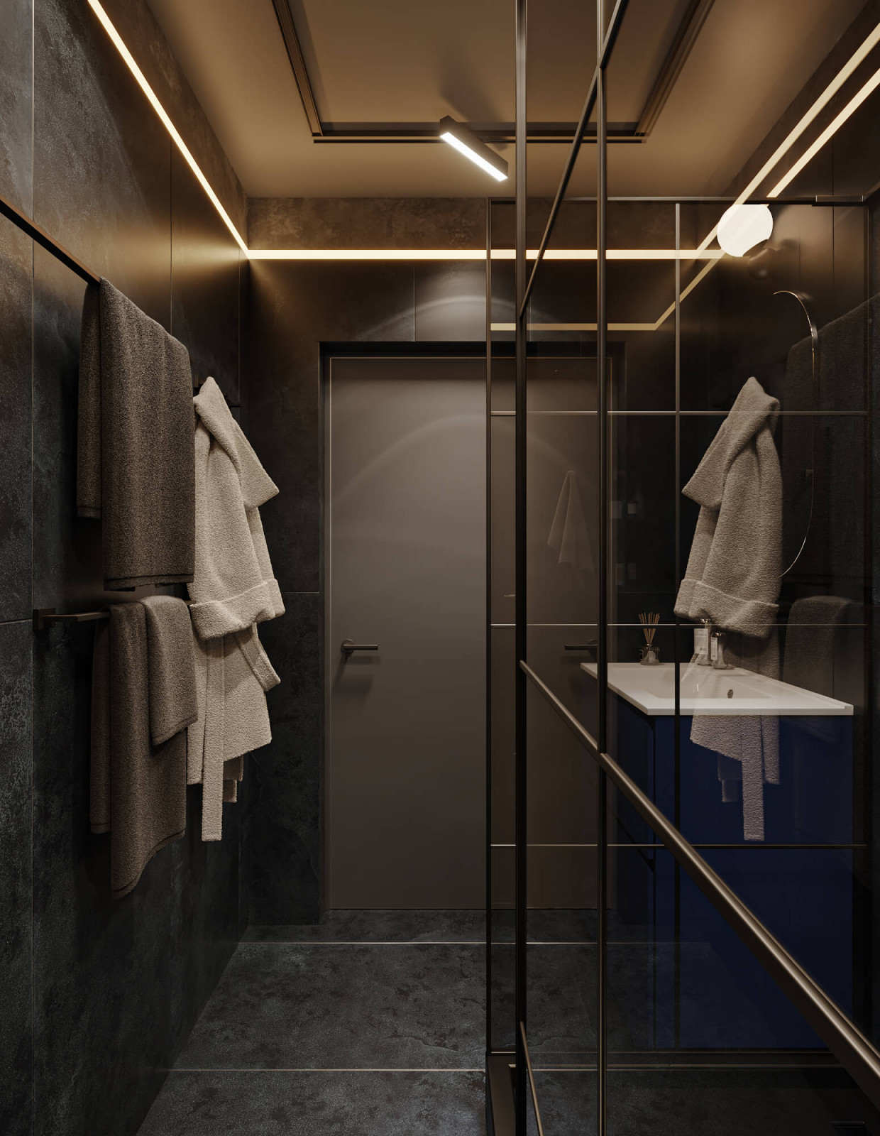 Квартира 93 кв.м. г. Калининград   Ванная комната