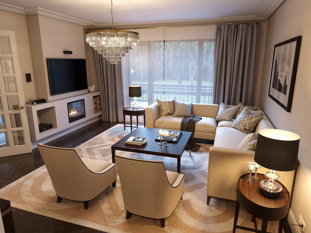 Дизайн-проект загородного дома Новиково