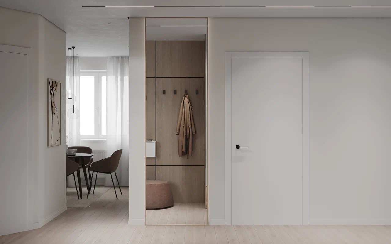 Дизайн-проект двухкомнатной квартиры для семейной пары