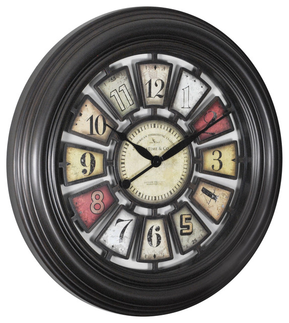 Chic Wall Clock Traditional Clocks By Firstime Chic Wall Clock Traditional Clocks By Firstime Manufactory