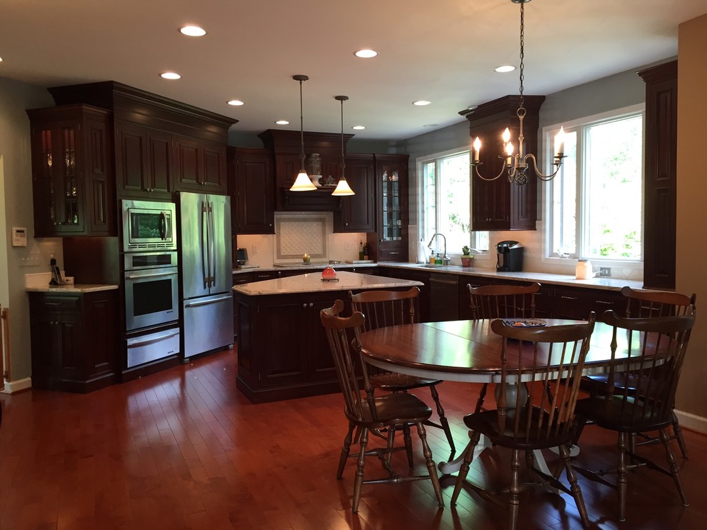 CUSTOM KITCHEN CABINETRY in a Rich Dark Cherry