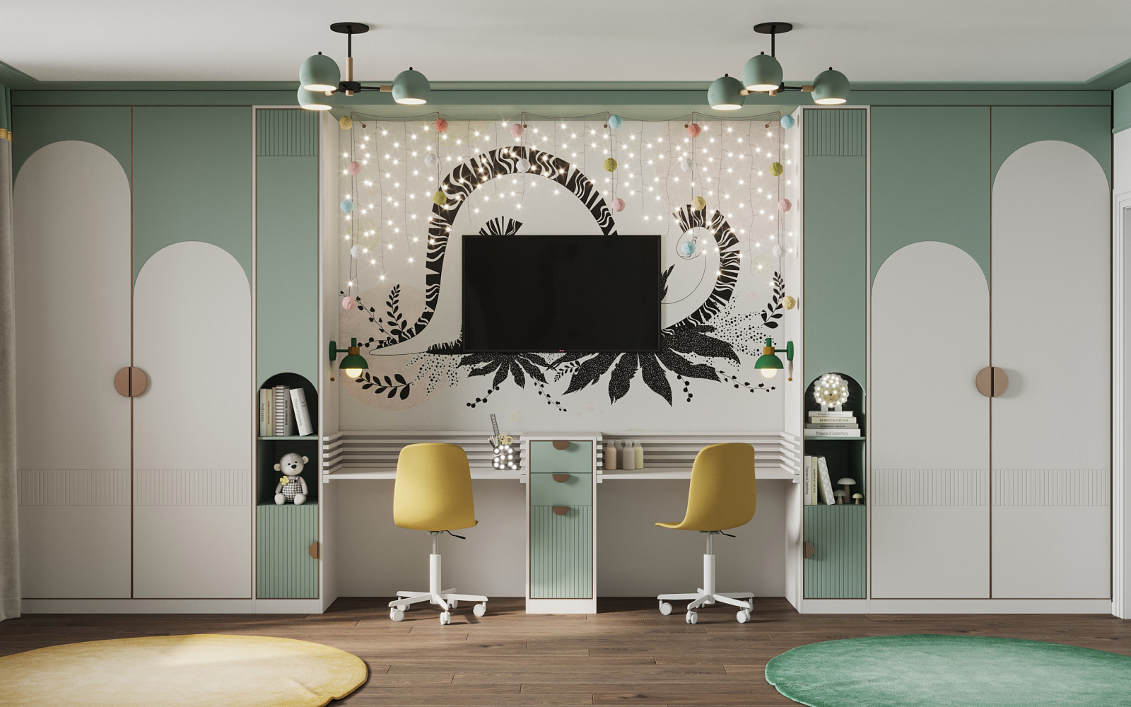 Дизайн двухкомнатной квартиры Парк 17