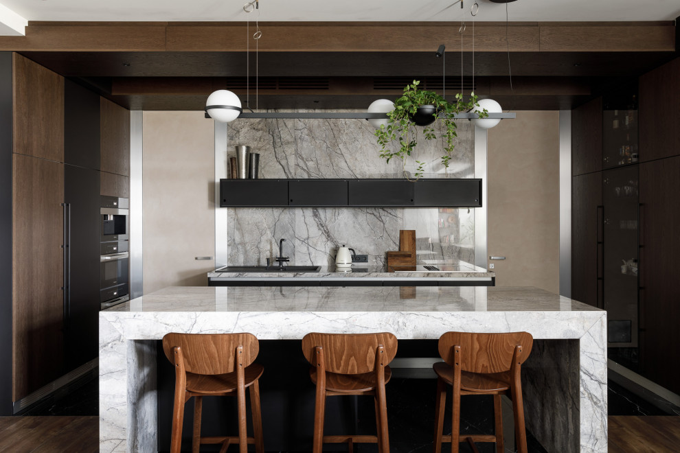 Четырехкомнатная квартира в современном стиле 166 м2