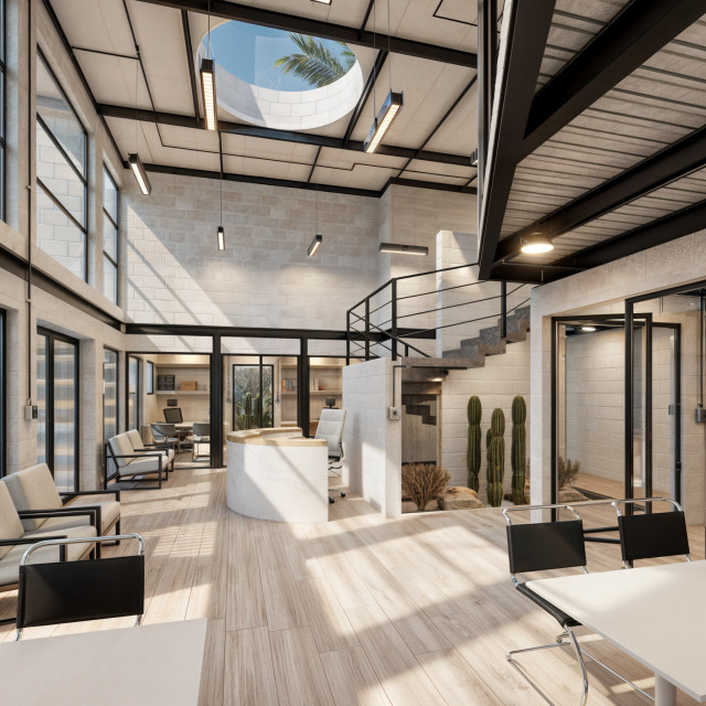 F. Headquaters minimalistisch-rendering