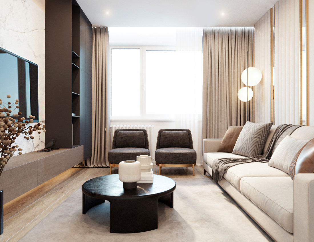 Интерьер гостиной