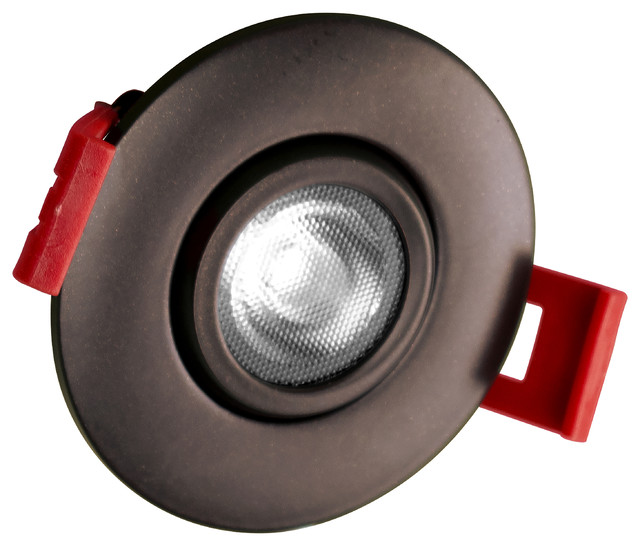 2" LED Gimbal Recessed Downlight in OilRubbed Bronze, 4000K (DGD211204KRDOB) Traditional