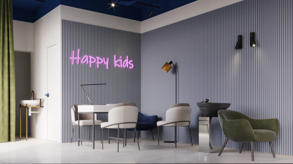 Дизайн-проект детского салона красоты, 63 кв.м