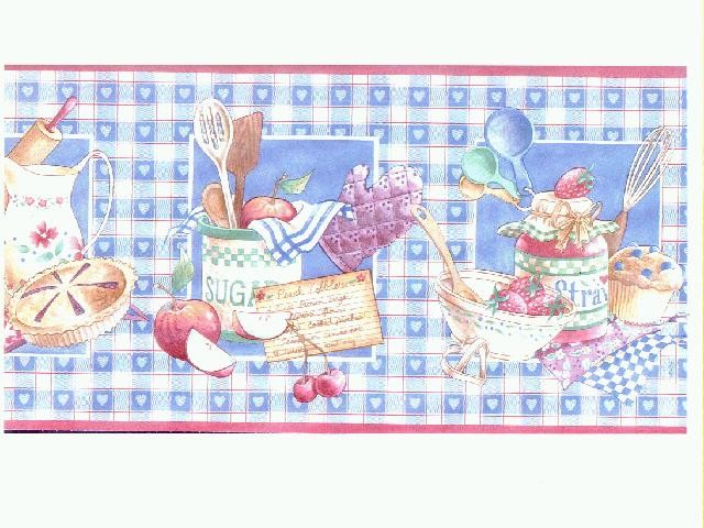 Wallpaper Borders Kitchen Wallpaper Border, Prepasted - Contemporary